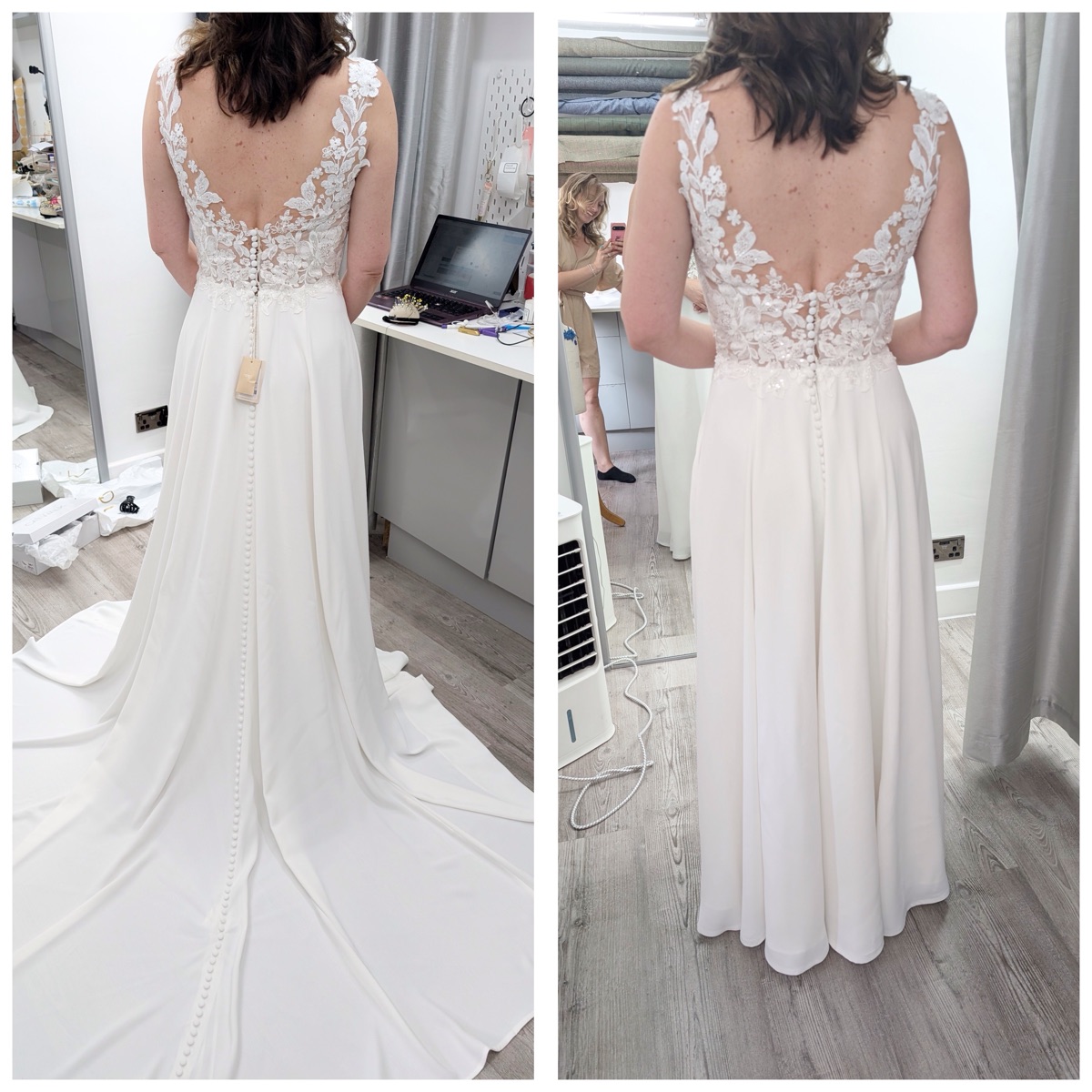 Train removal — bridal work by professional